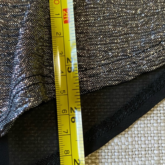 Poet Silver Metallic Lightweight Sheer Holiday Party Tank Camisole Top- Sz-XL - Picture 12 of 12